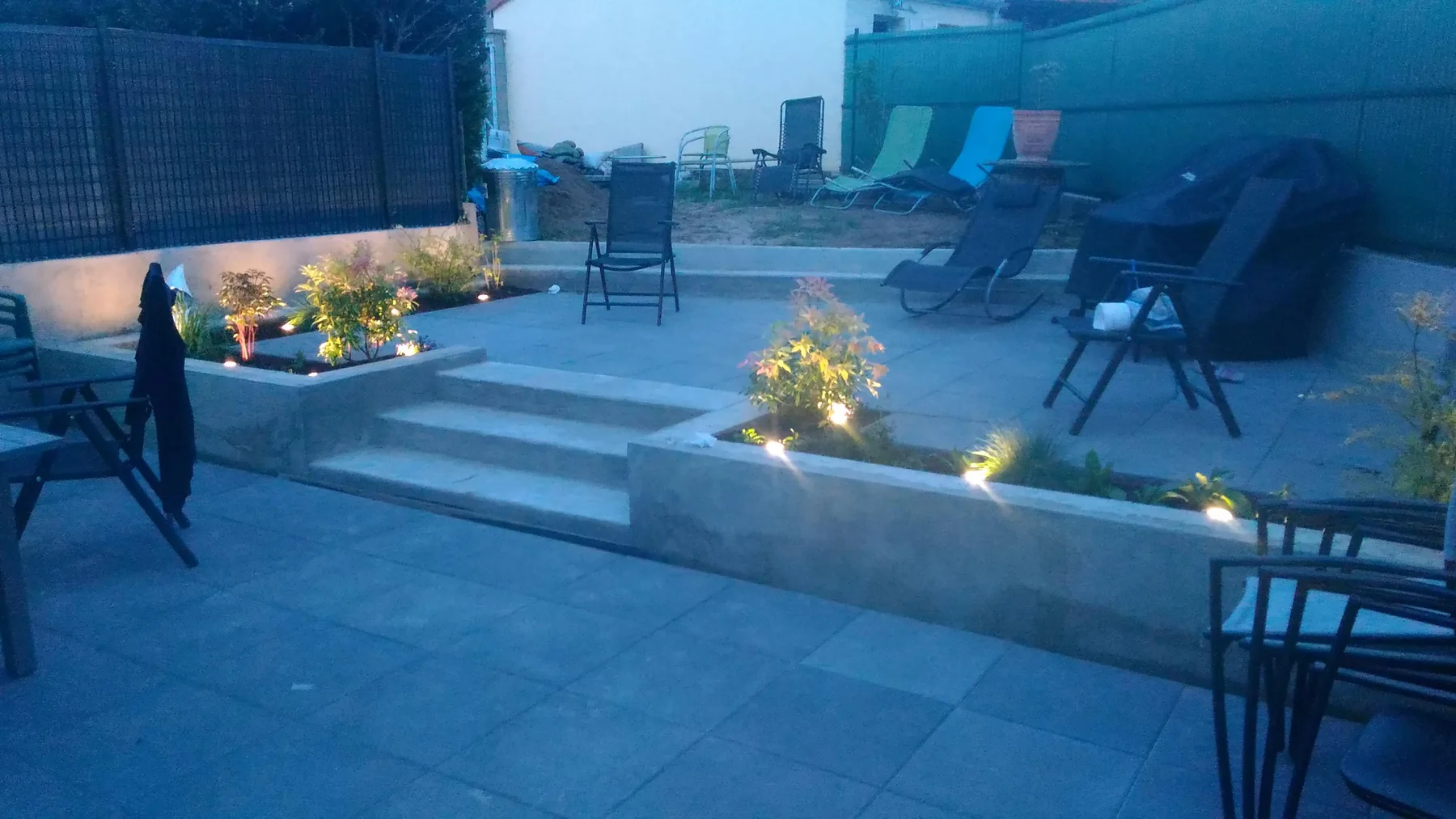 Aménagement de terrasse